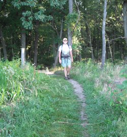 Crossing Paths with Hiker