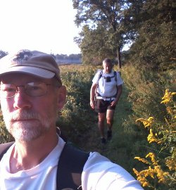 Hiker Plugging Along