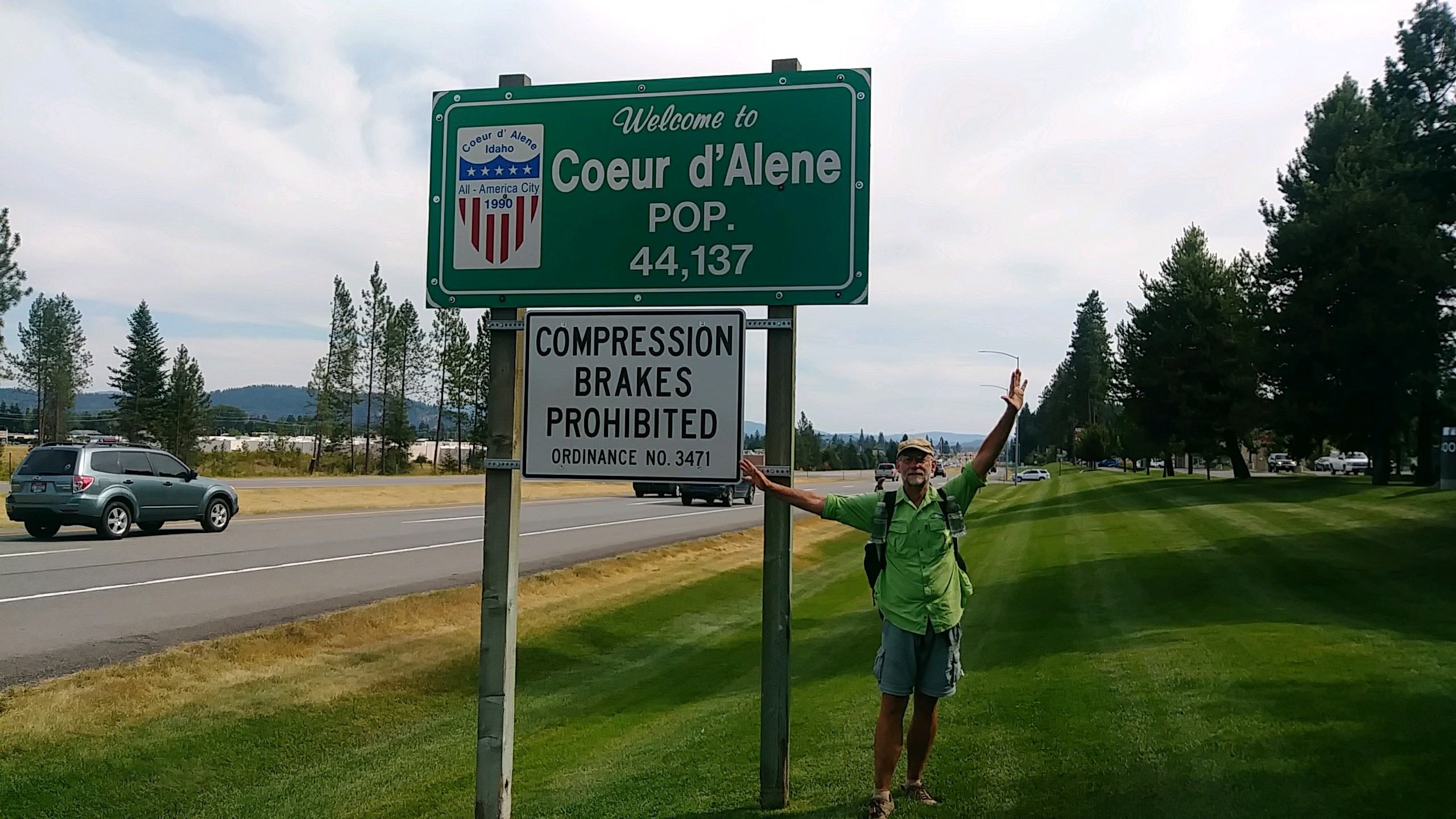 Hitchhiking to Coeur d Alene