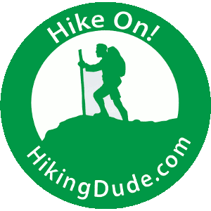 hiking dude sticker