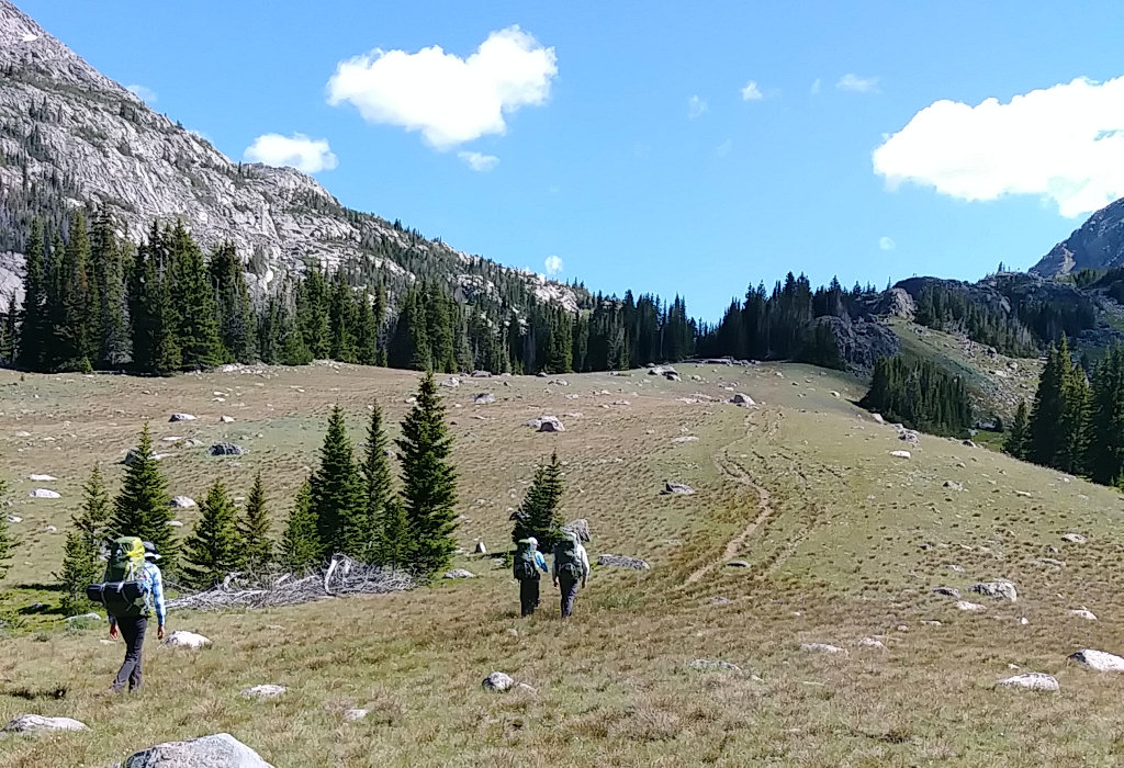 Hiking Lily Lake up Elk Mountain