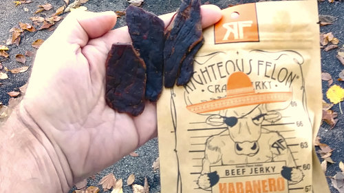 Righteous Felon Habanero Escobar craft jerky