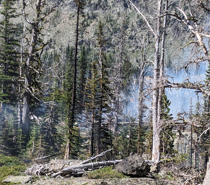 Forest Fire in Seven Devils