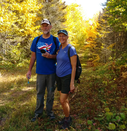 Superior Hiking Trail Blaze Painting