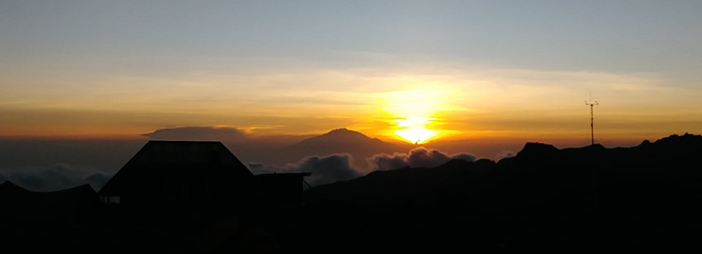 Kilimanjaro Sunset Over Meru