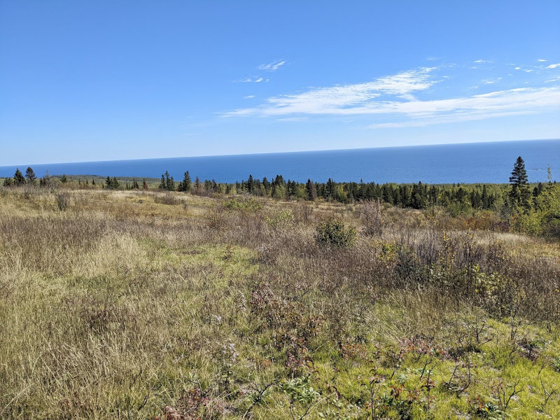 Superior Hiking Trail 5 mile rock view