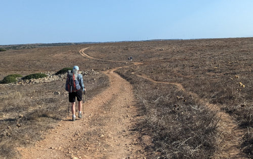 arid land in Portugal