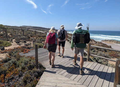 Fellow Hikers on Fishermen's Trail