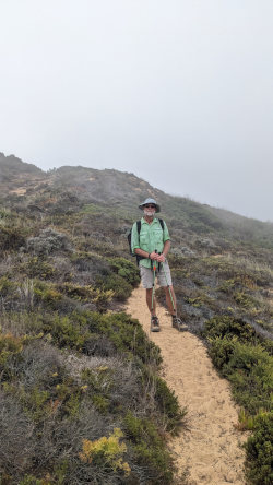 foggy morning hike