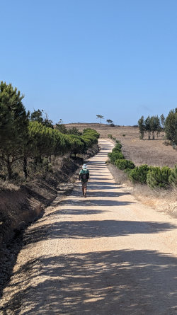 the quiet country roads of Portugal