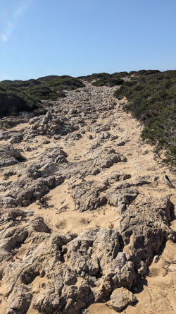 rocky fishermen's trail