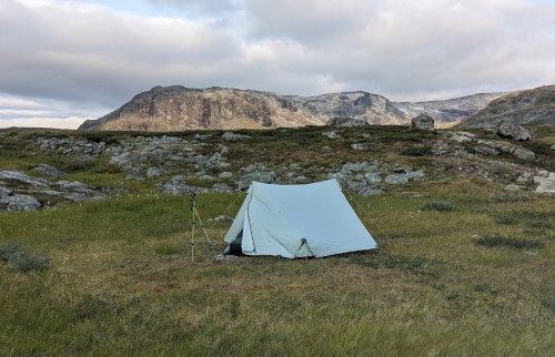 TarpTent on Kungsleden Trail Sweden