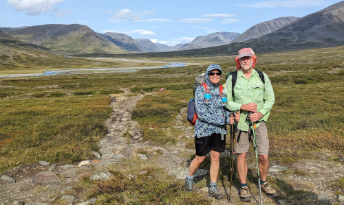 Kungsleden Hikers in Sweden