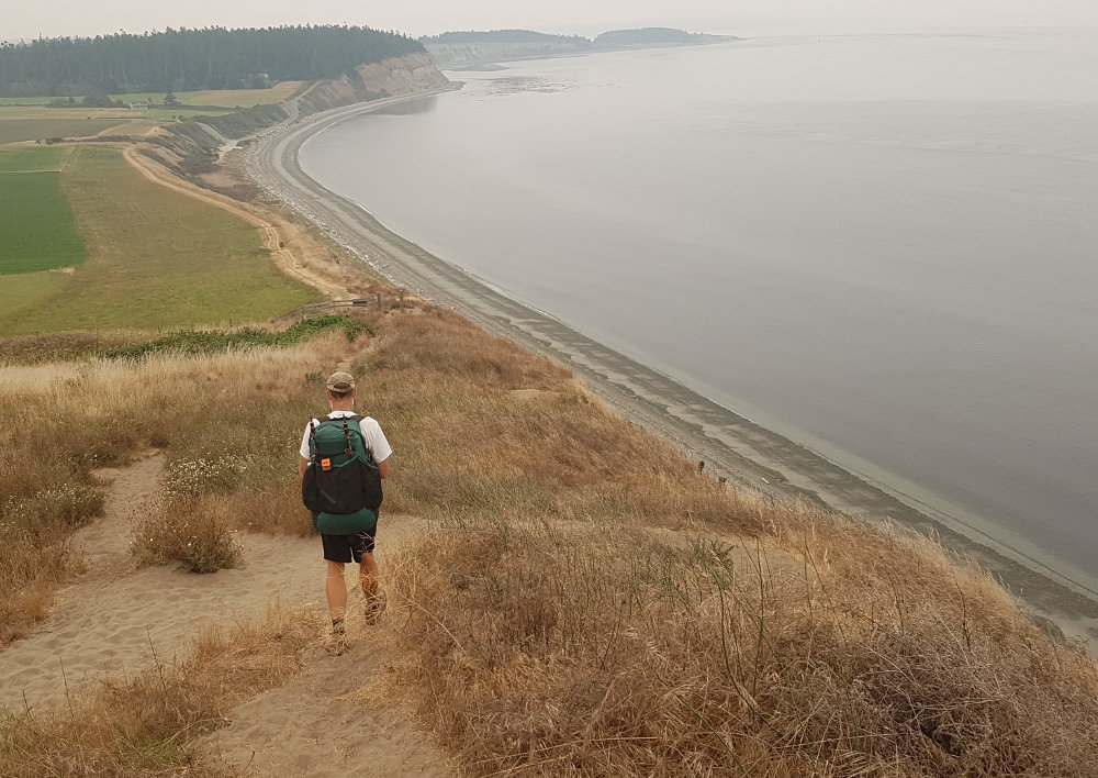 Hiking to Coupeville